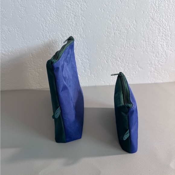 Handmade Water-Repellent Nylon Vacation Colorblock Go Pouch Solid Colored Set - Picture 12 of 16